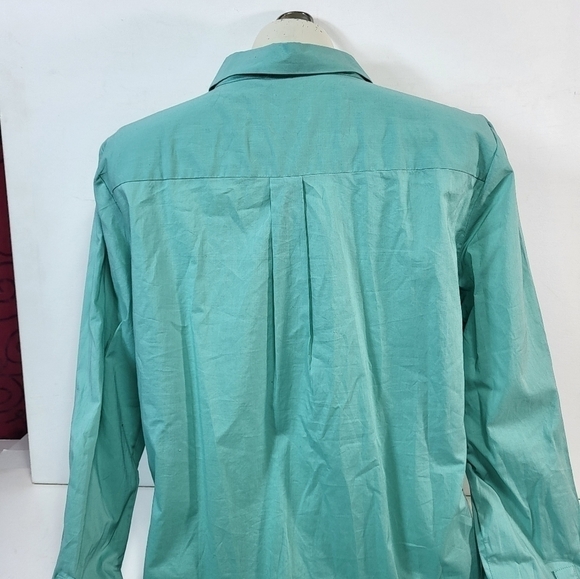 Ann Taylor LOFT Softened Cut Out Blouse - Picture 6 of 7